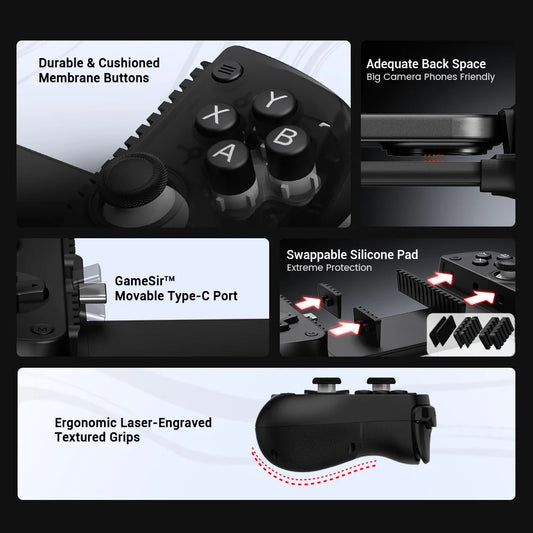 Control Gamesir X5 Lite para Móvil Android iOS Hall Effect